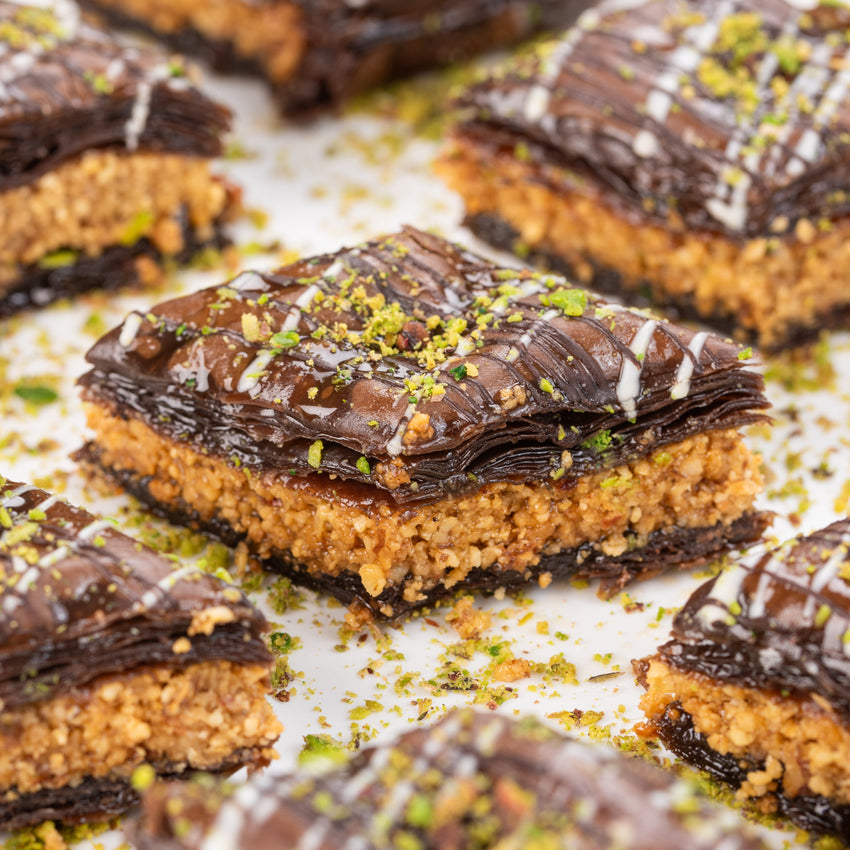 The Baklava Box Chocolate Diamond Baklava - PUSHMYCART
