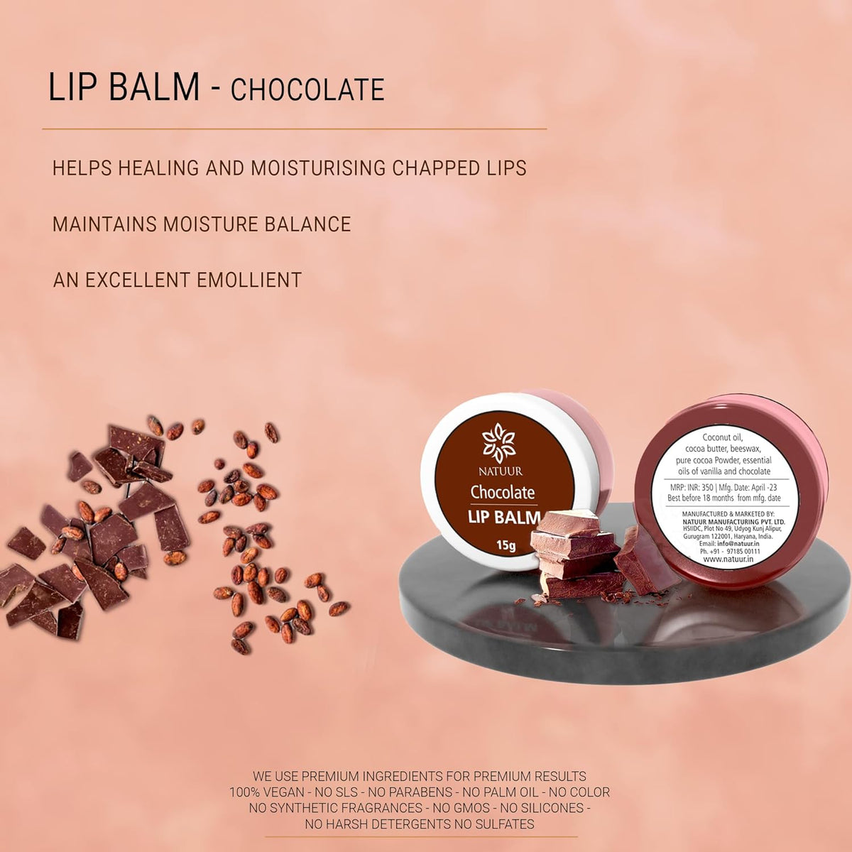 Natuur Lip Balm (Pack of 5)