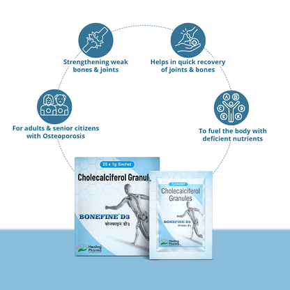 Healing Pharma Bonefine D3 Sachets