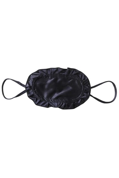 Clovia Soft Satin Eyemask in Navy Colour