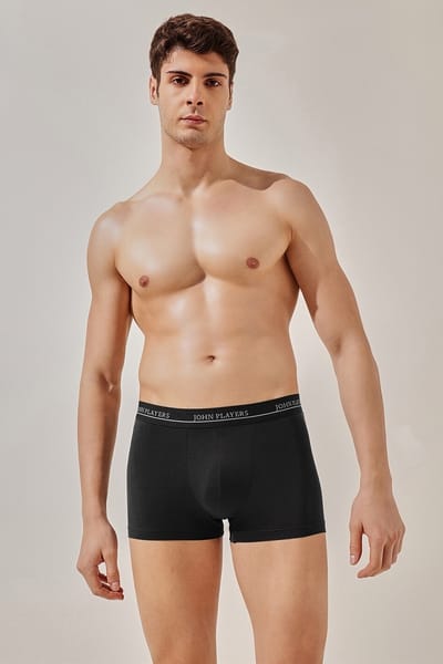 Pack of 2 John Players Solid Cotton Trunks