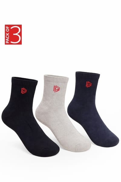 Pack of 3 John Players Crew Length Socks