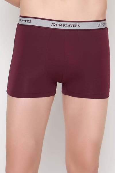 John Players Classic Cotton Trunk in Maroon