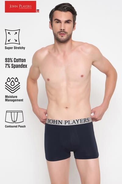 John Players Classic Cotton Trunk in Navy Colour