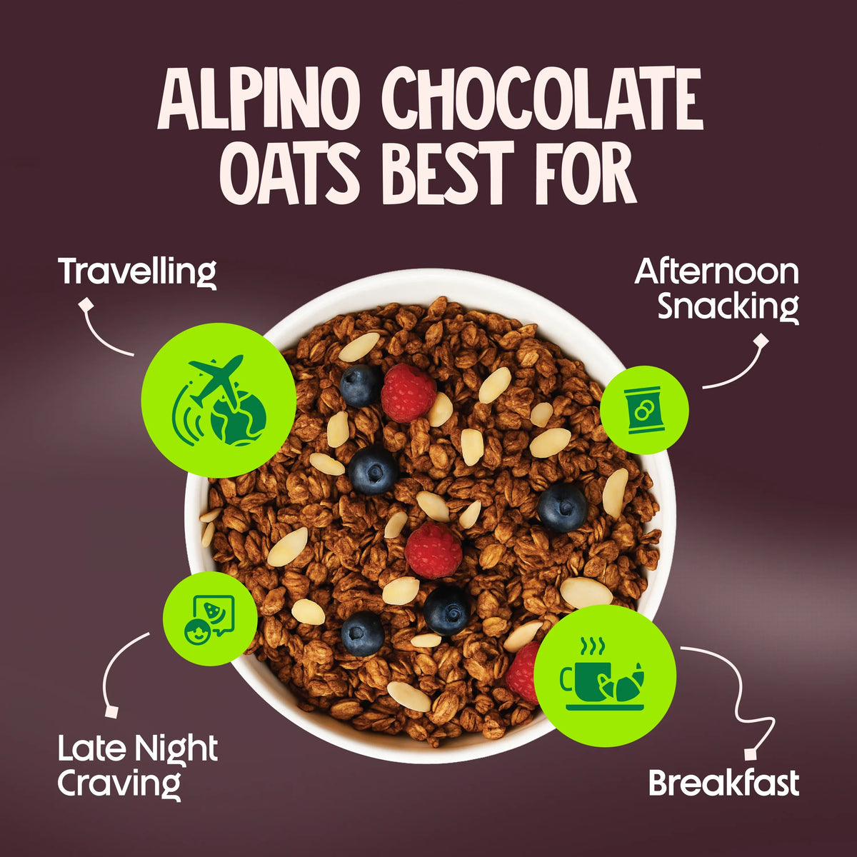 Alpino High Protein Super Rolled Oats Classic Coffee
