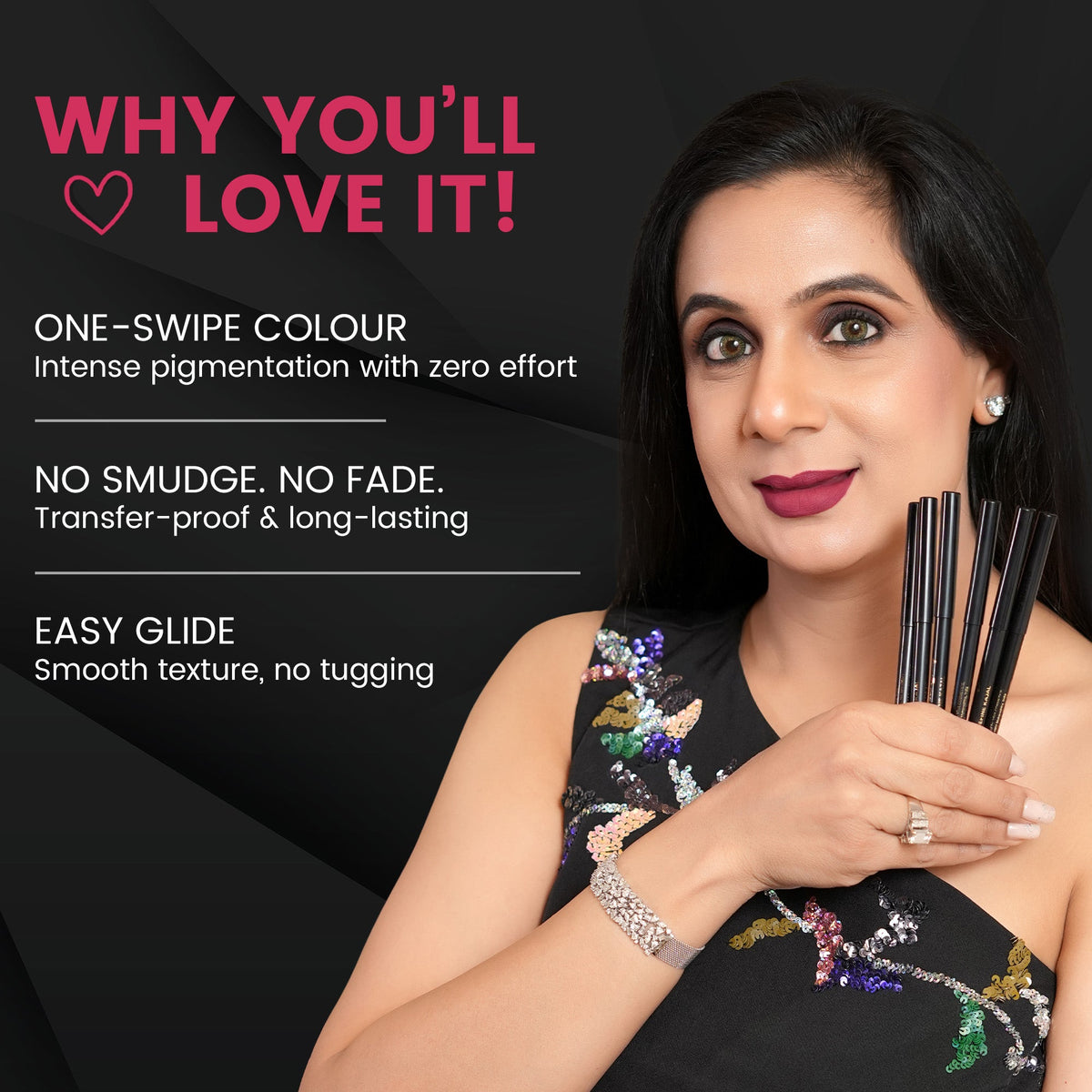 Parul Garg Beauty Earthy Elegance Kajal Pack-of-Four