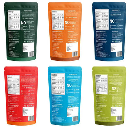 Green Gainz Edamame 6 Flavors Combo (Pack of 6)