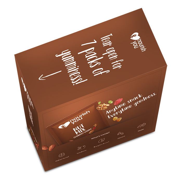 Nourish You Cranberry walnut nut mix | High in Omega-8