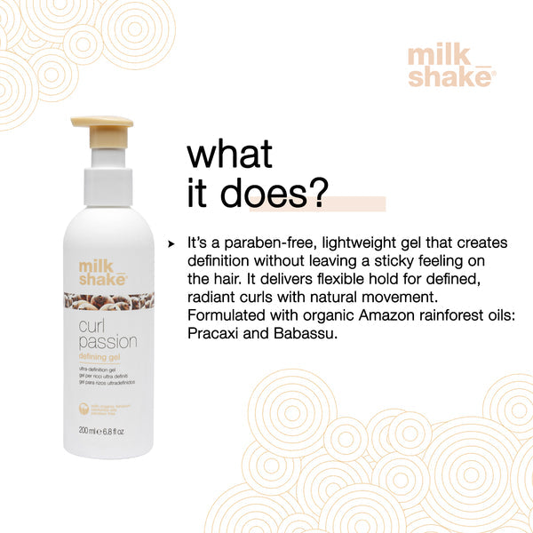 Milk shake curl passion defining gel