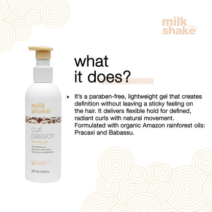 Milk shake curl passion defining gel