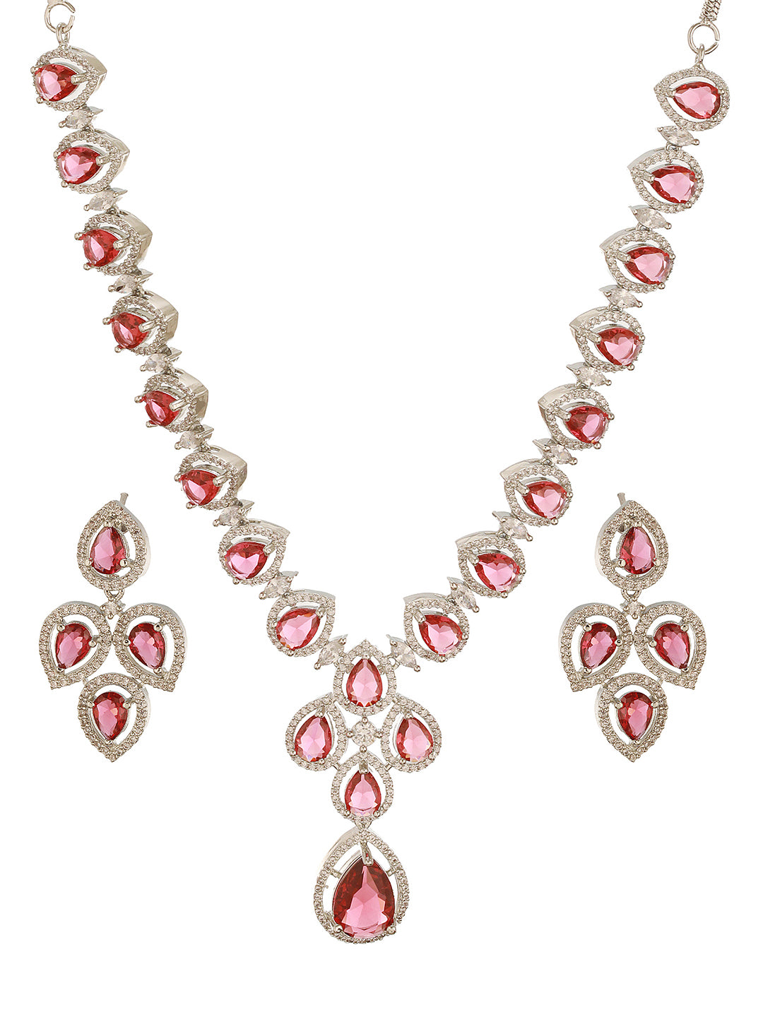 Back view of the necklace clasp and chain.