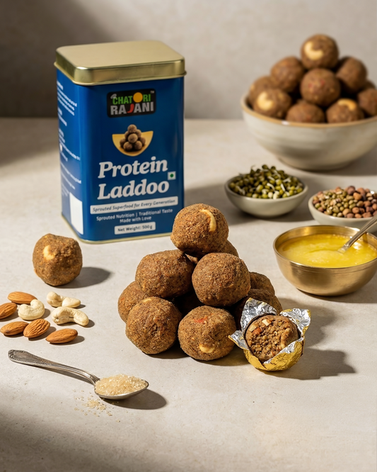 Chatori Rajani Protein Laddoo - Made with Sprouted Flour