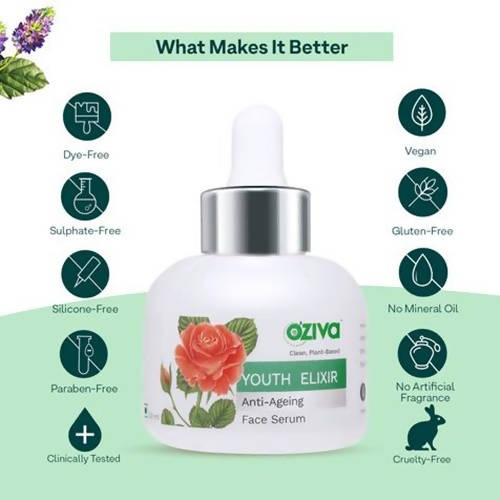 OZiva Youth Elixir AntiAgeing Face Serum