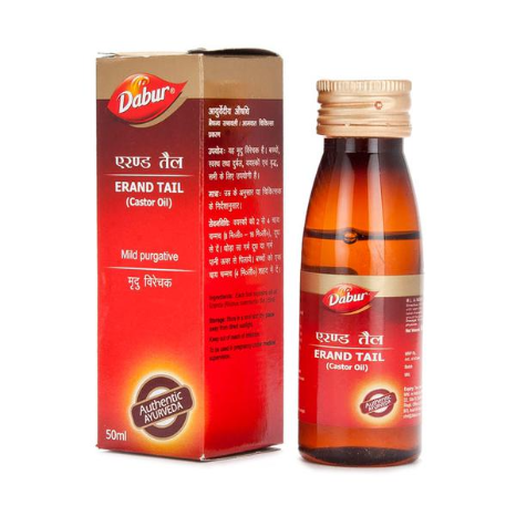 Dabur Ayurvedic Erand Tail (Castor Oil) - PUSHMYCART