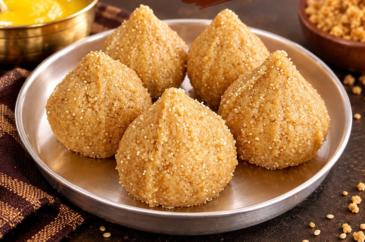 Dhara Pendavala Churma Modak Ladoo