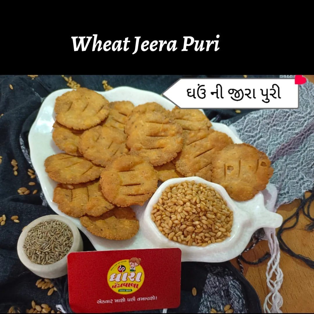 Dhara Pendavala Wheat Jeera Puri