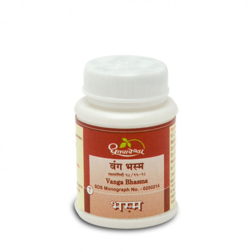 Dhootapapeshwar  VANGA BHASMA TAB Jar of 50 QTY