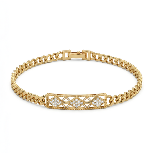 ZJOORY Diamond Grace Rakhi Bracelet