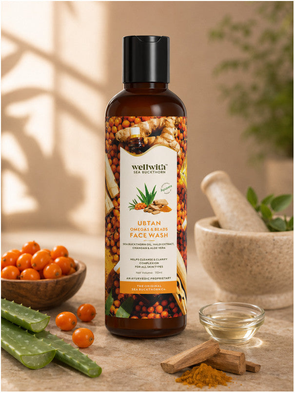 Ayuzera Wellwith Ubtan Omegas & Beads Face Wash