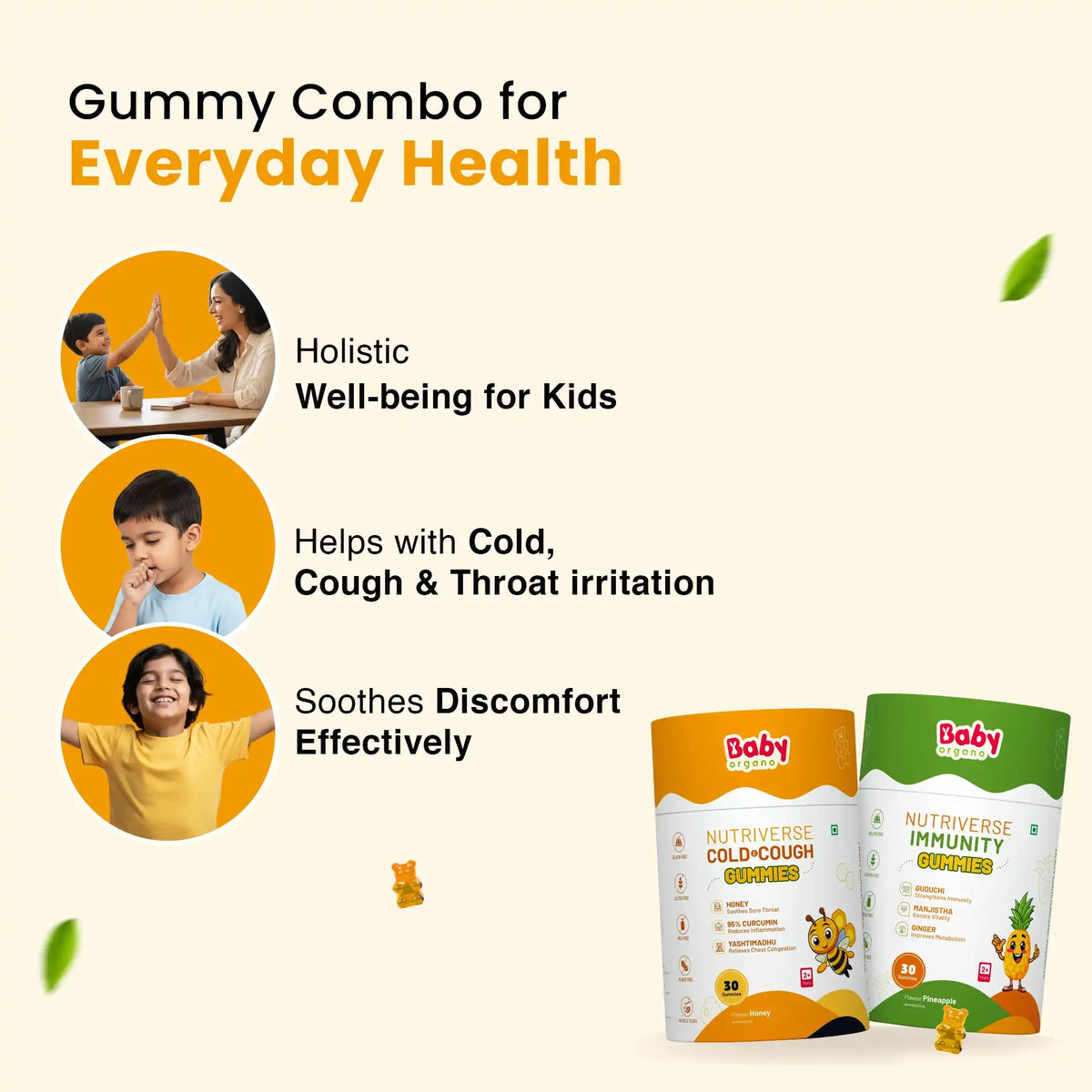 Babyorgano Nutriverse Gummies Combo