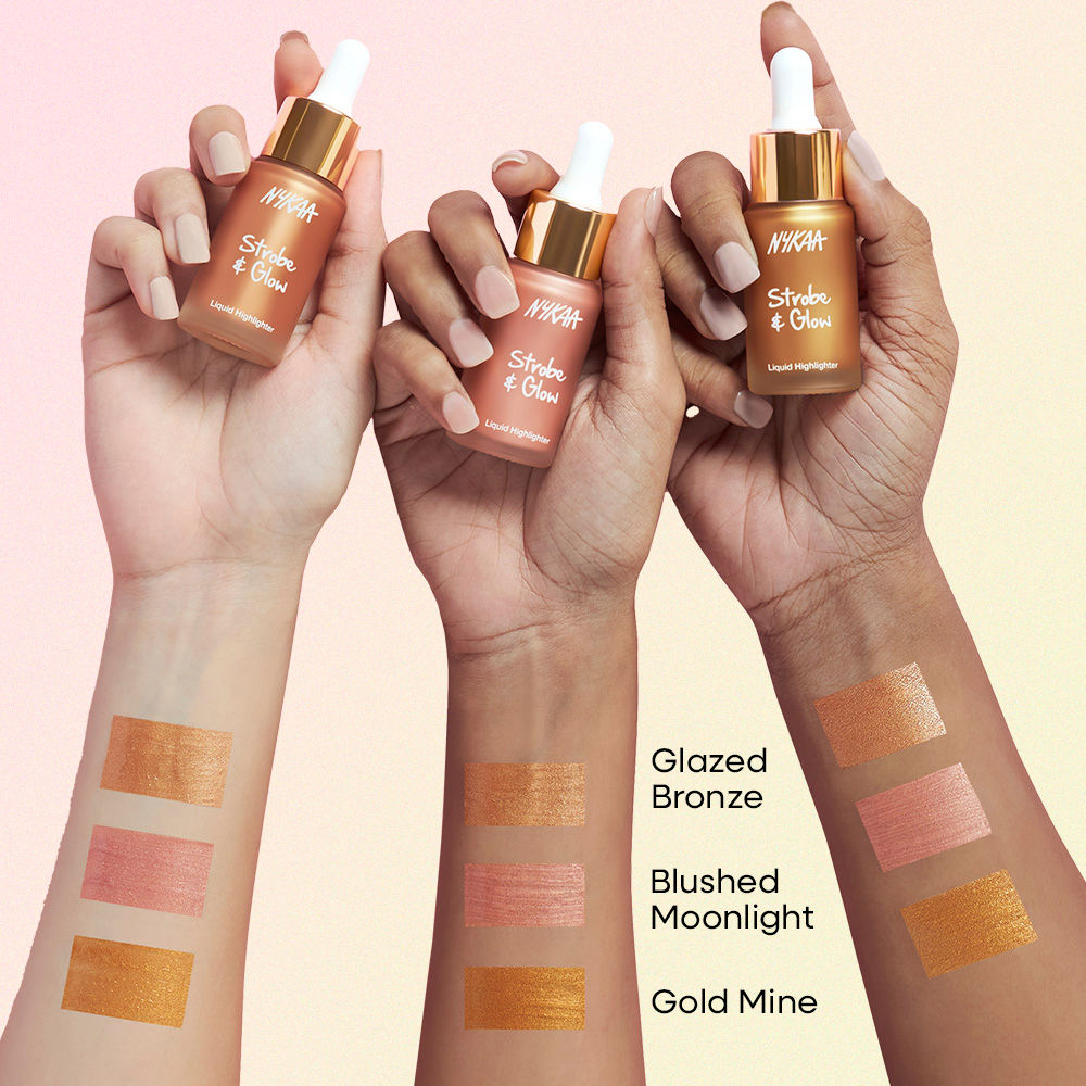 Nykaa Strobe & Glow Liquid Cream Highlighter (20ml) - PUSHMYCART