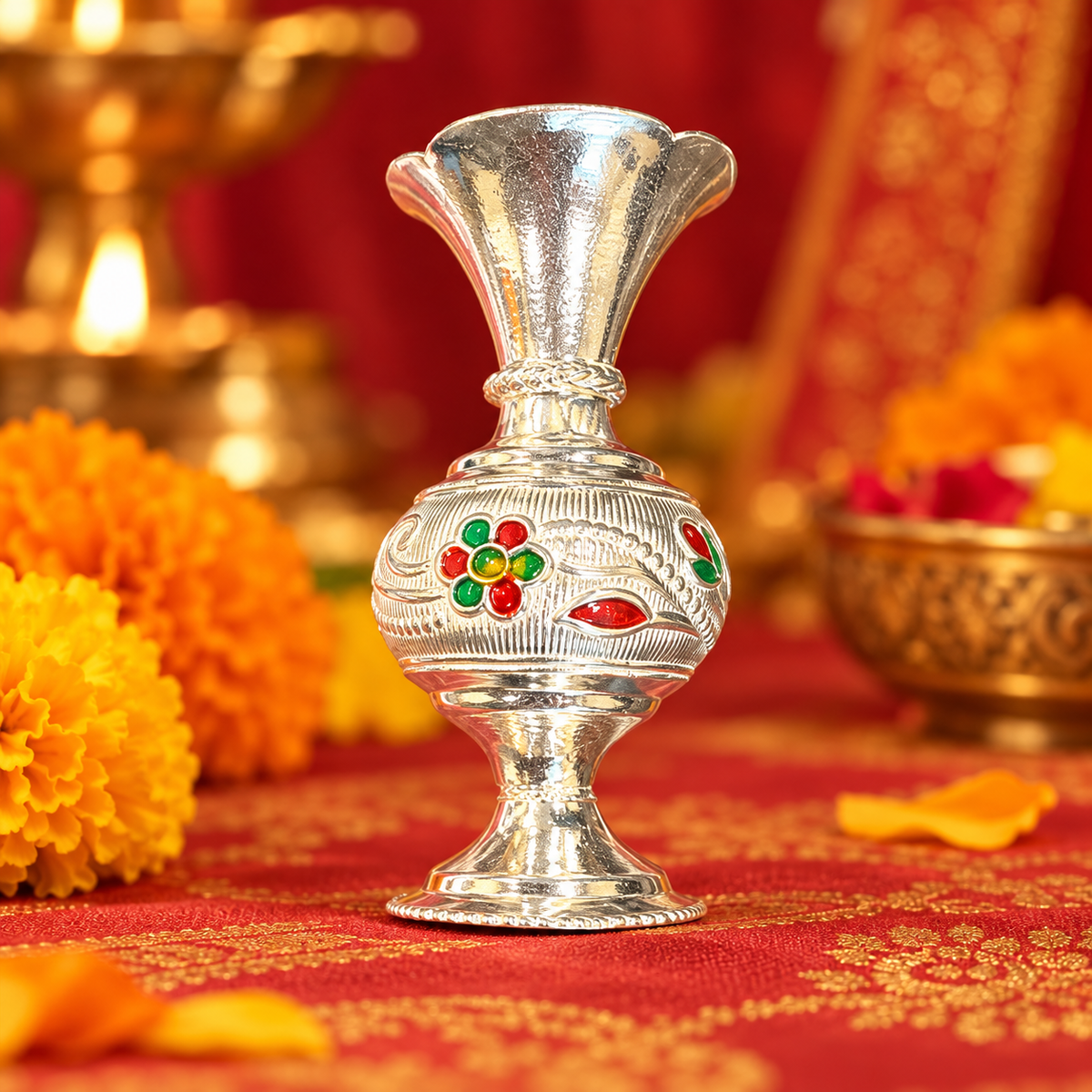 Pure Silver Agarbatti Stand 11 grams