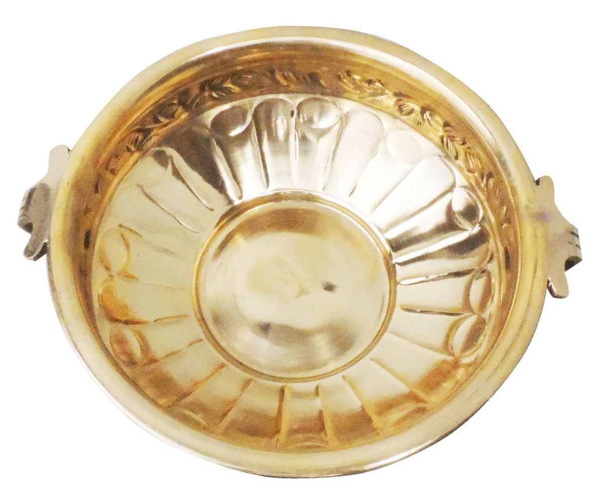 Brass Urli Flower Holder 0.715Kg - PUSHMYCART