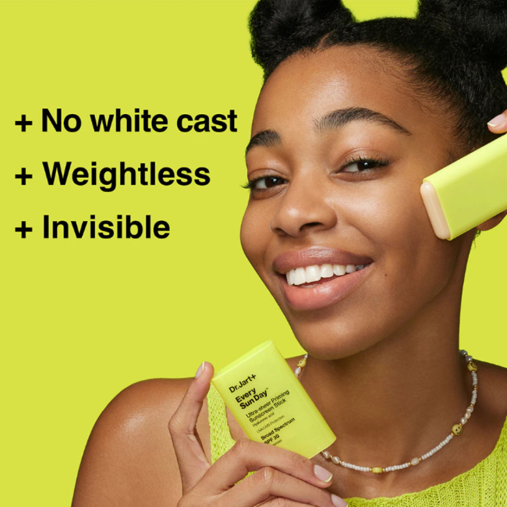 Dr.Jart+ Every Sun Day Ultra-Sheer Priming Sunscreen Stick SPF 30 With Hyaluronic Acid - image 3
