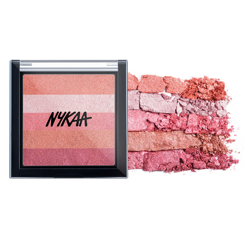 Nykaa Glow Goals! Shimmer Brick Highlighter Palette (7.5gm) - PUSHMYCART