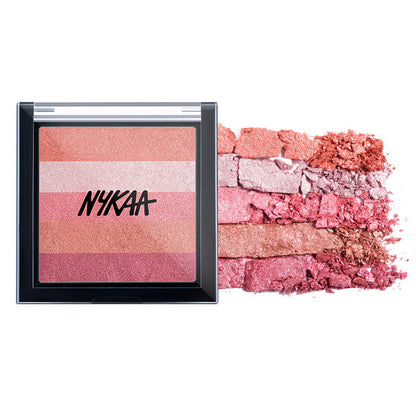 Nykaa Glow Goals! Shimmer Brick Highlighter Palette (7.5gm) - PUSHMYCART