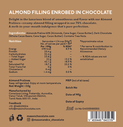 Mason & Co Almond Ballotins 150g - view 2