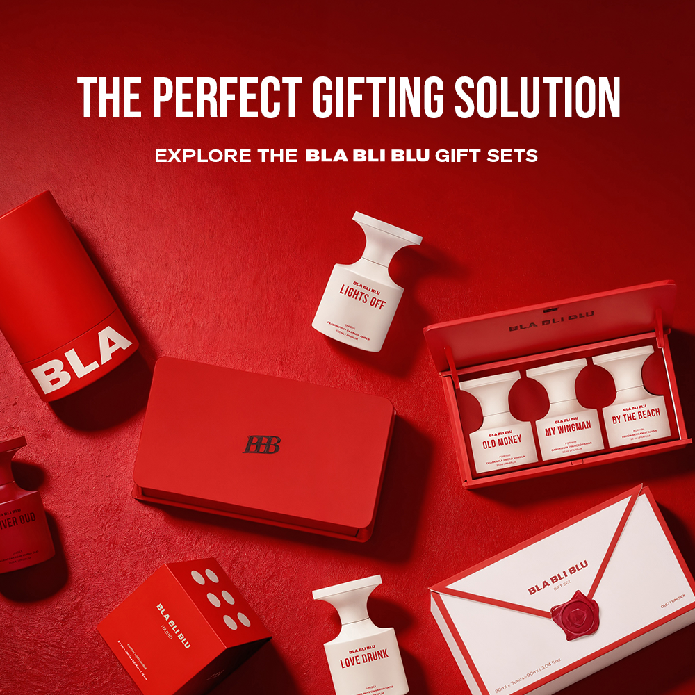 Bla Bli Blu Pack For Her featuring six 7ml parfums, showcasing elegant bottles and diverse scents. - Image 5