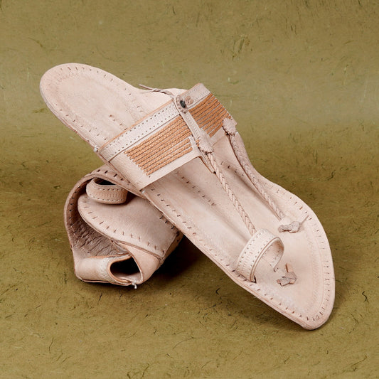 Shopkop Paper Kapashi Kolhapuri Chappal for Men