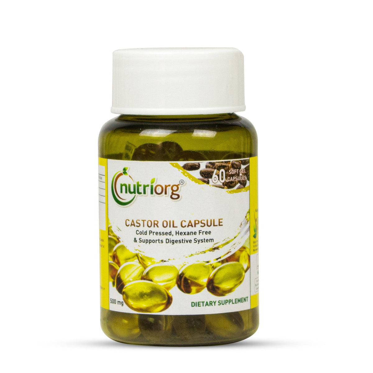 Nutriorg Castor Oil Soft Gel Capsules