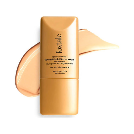 Foxtale Perfect Match Tinted Fluid Sunscreen SPF 50 with Niacinamide 50 ml