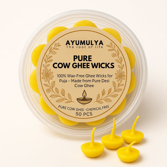 Ayumulya Pure Cow Ghee Wicks - PUSHMYCART