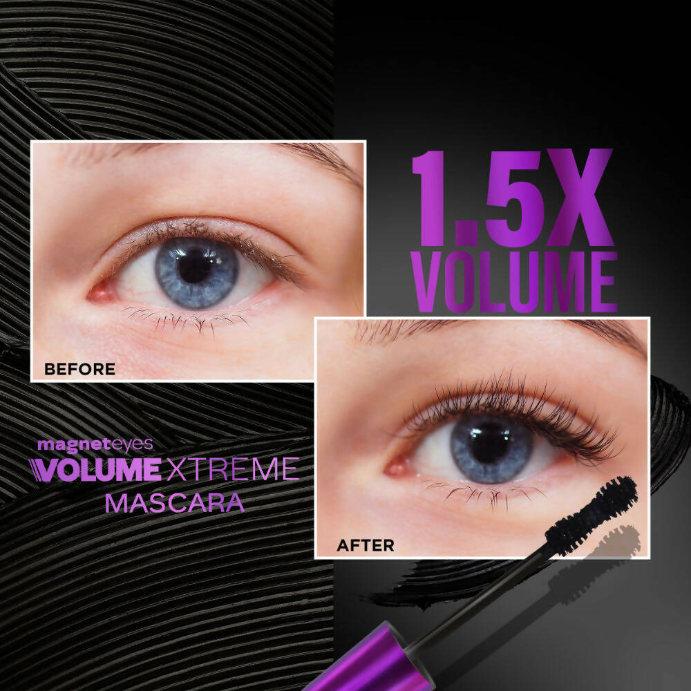 Faces Canada Magneteyes Volume Xtreme Mascara - Black - PUSHMYCART