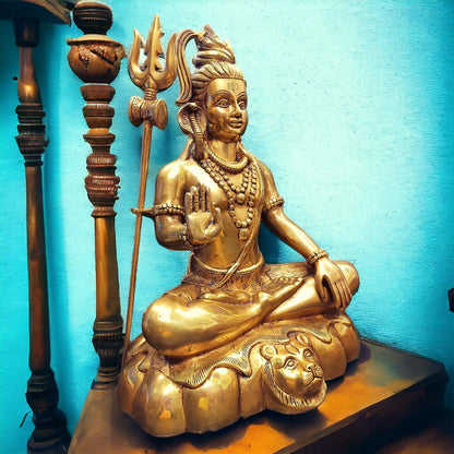Tamas Brass Shiv Ji Statue - PUSHMYCART