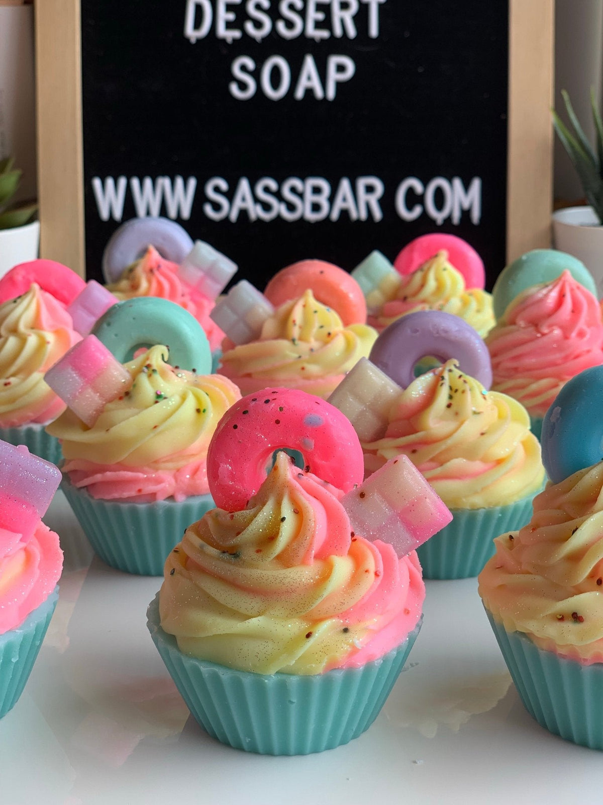 The Sass Bar Glow-up Cupcake Soap