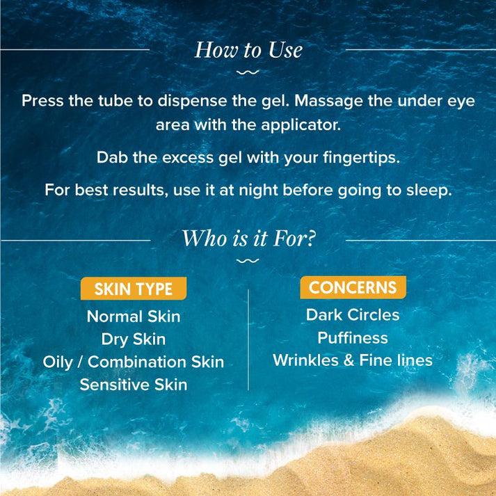 Aqualogica Glow+ Luminous Under Eye Gel 20 g