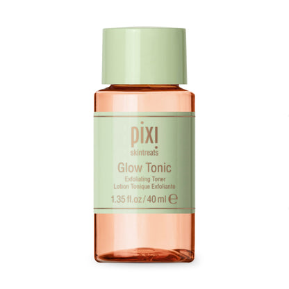 Refreshing Pixi toners arranged for a daily skincare routine, promoting a healthy glow.