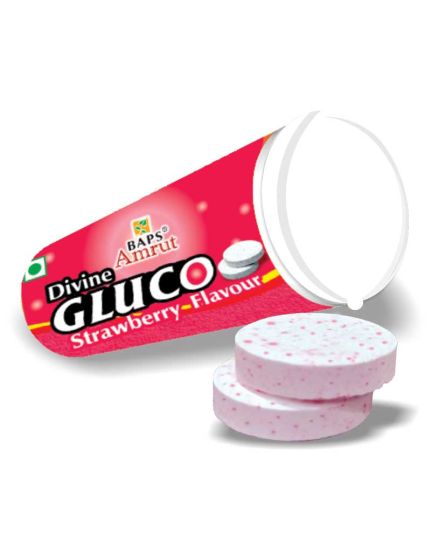Baps Amrut Divine Gluco Strawberry - PUSHMYCART