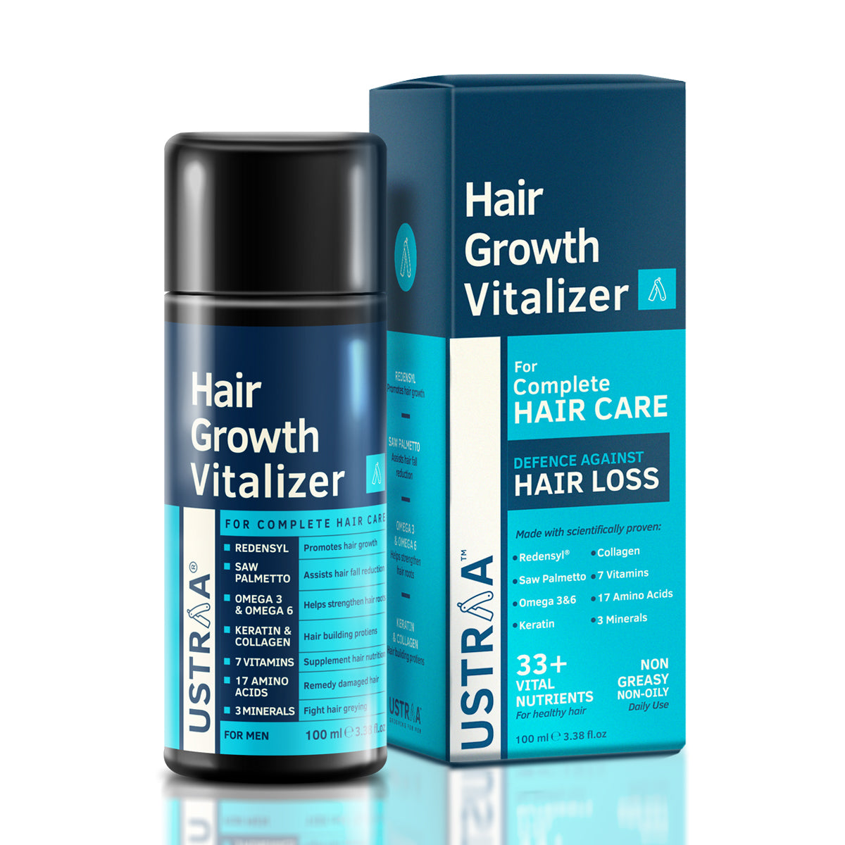 USTRAA Hair Growth Vitalizer (Set of 2)
