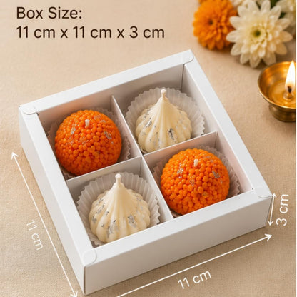 Wish Candle Decorative Mithai Candles Diwali Gift Box