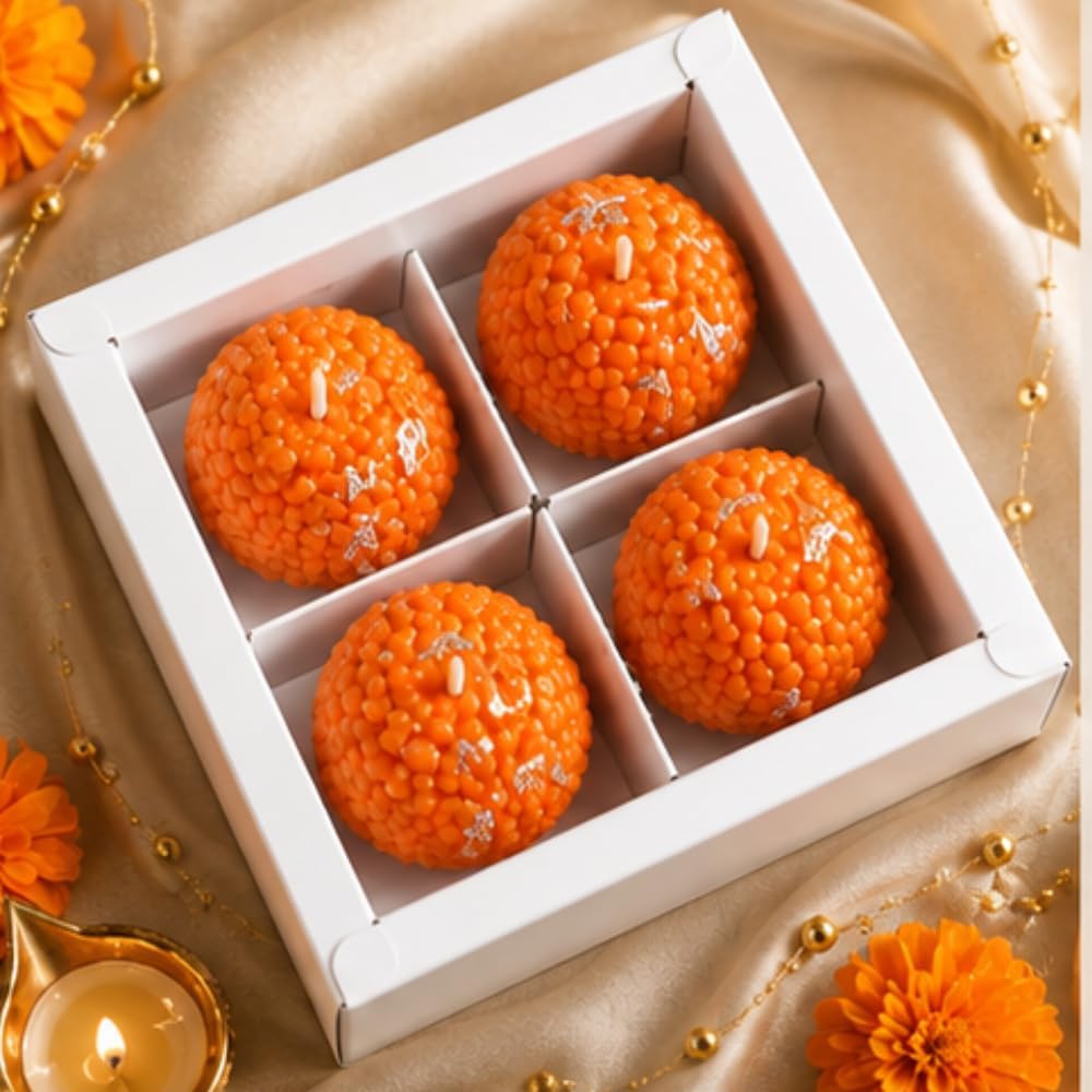 Wish Candle Decorative Mithai Candles Diwali Gift Box