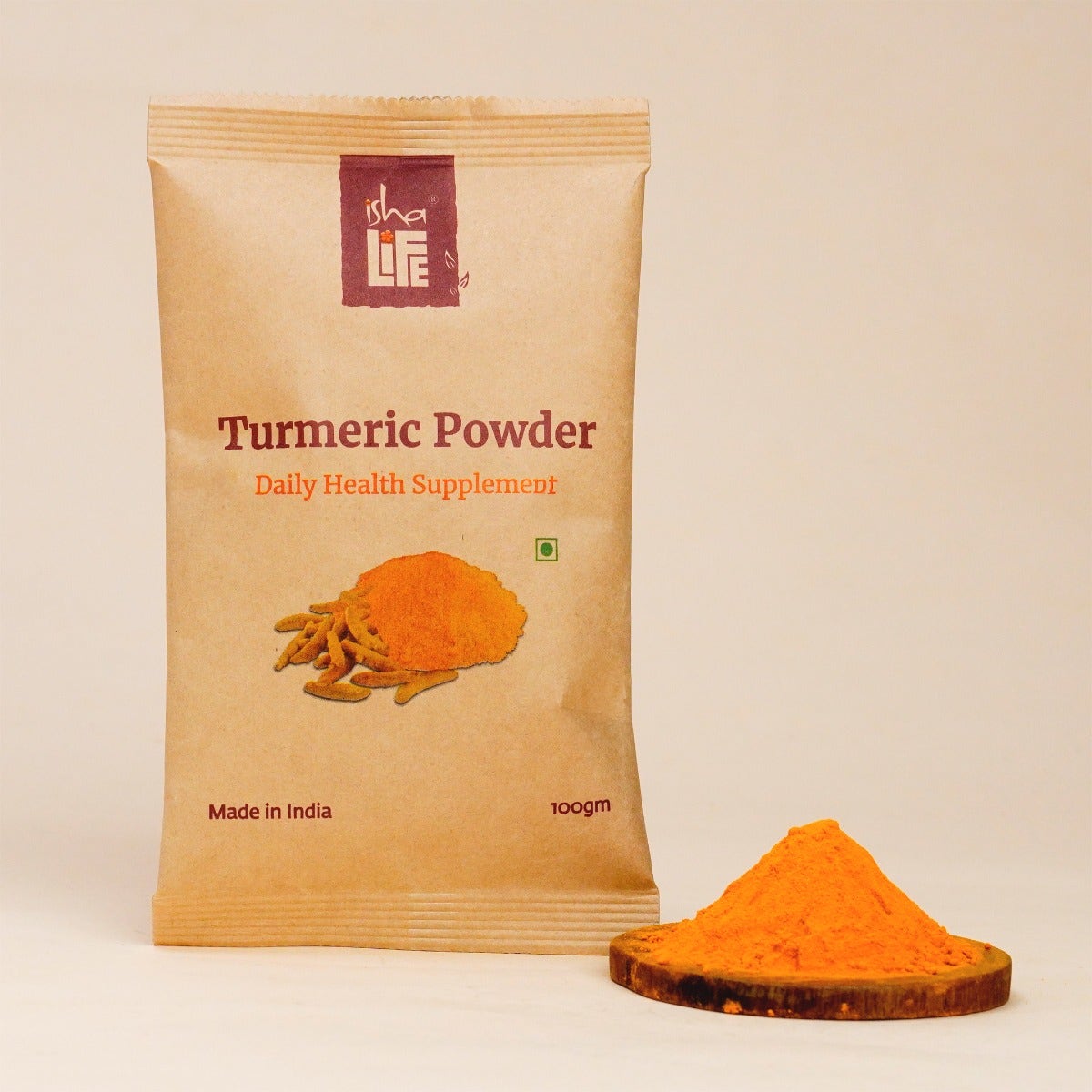 Isha Life Turmeric Powder (Haldi) 100 g - PUSHMYCART