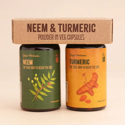 Isha Life Neem and Turmeric Veg Capsules
