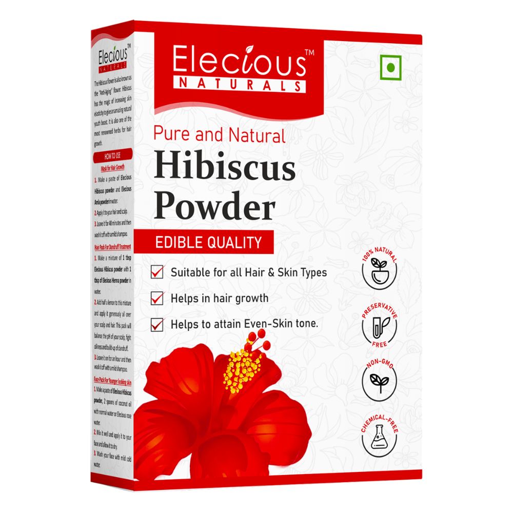 Elecious Naturals Hibiscus Powder box
