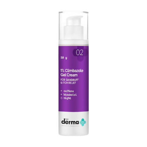 The Derma Co 1% Climbazole Gel Cream Anti Dandruff & Itch Relief ...