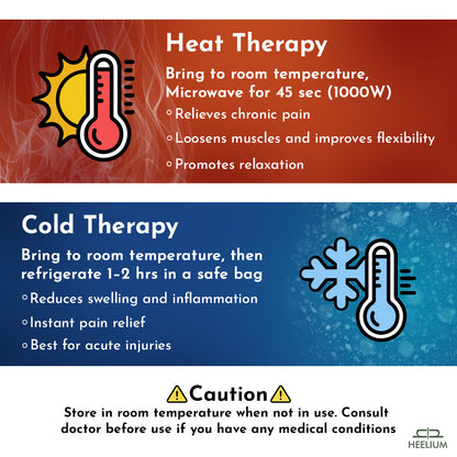 Heelium Hot & Cold Therapy Socks - 2 Units (Both Legs)